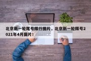 北京新一轮尾号限行图片，北京新一轮限号2021年4月图片！